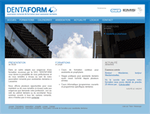 Tablet Screenshot of dentaform.ch